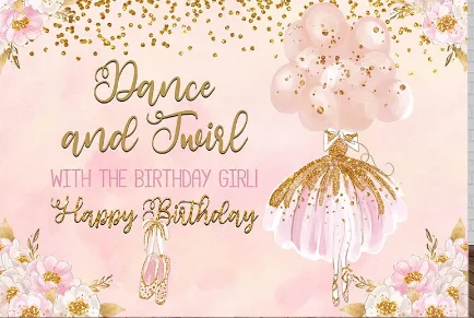 Виниловый фон для студийной фотосъемки с изображением золотистой розовой