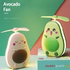 2 в 1, светодиодный мини-вентилятор для зеркала для макияжа