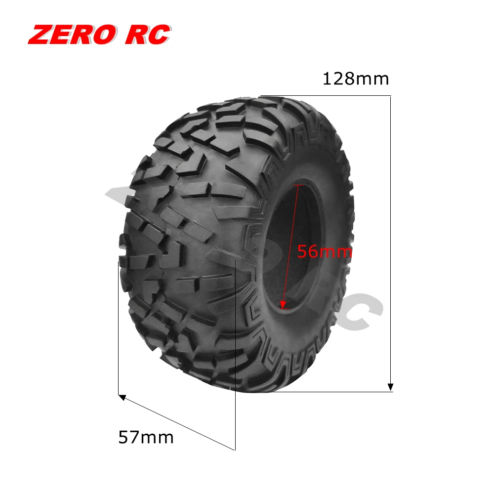 Шины ROCK CRAWLER 2 дюйма мягкие 128 мм 4 шт. вставка для шин осевого WRAITH RR10 SCX10 Jeep Wrangler TRX-4