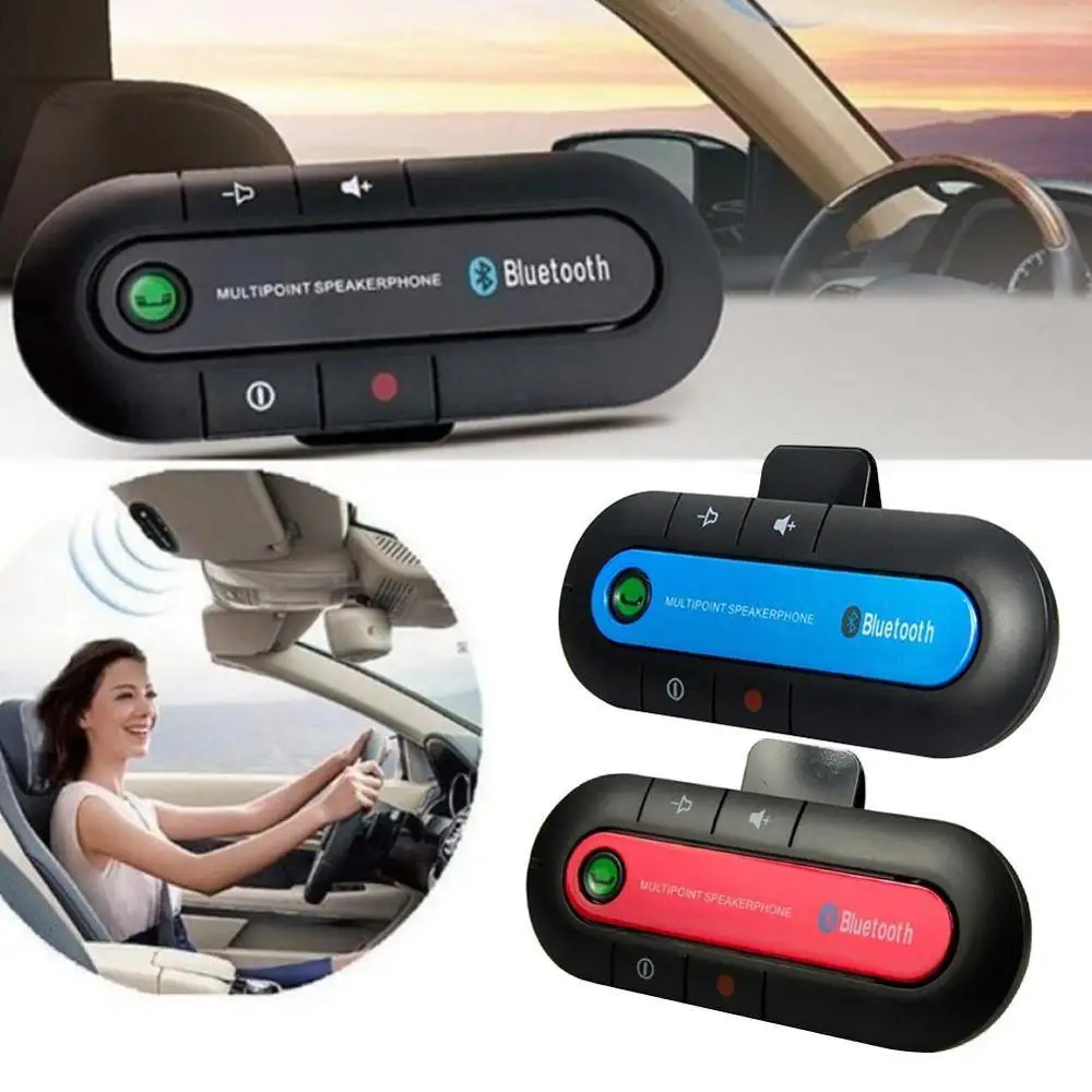 Перезаряжаемый Автомобильный Bluetooth беспроводной динамик телефон тонкий