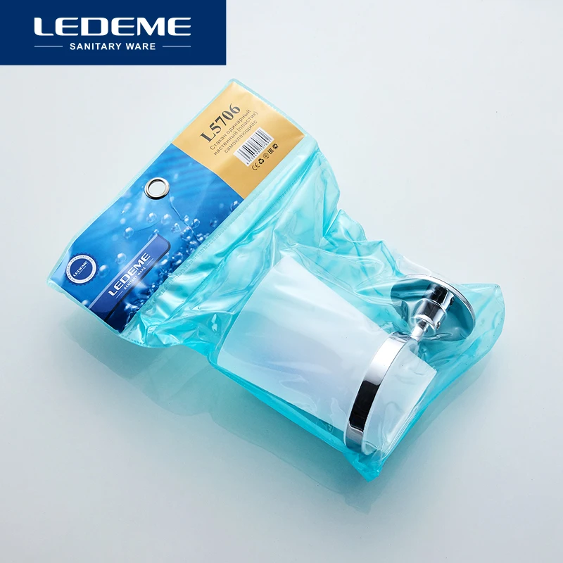 LEDEME Зубная щётка держатель чашки для зубной щетки Пластик чашка настенный цинка