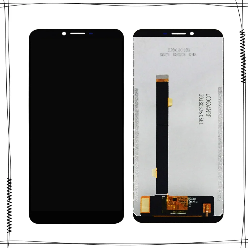 

2160*1080 Black for Cubot X18 Plus LCD Display +Touch Screen Assembly Replacement for X18 Plus Cell Phone Accessories