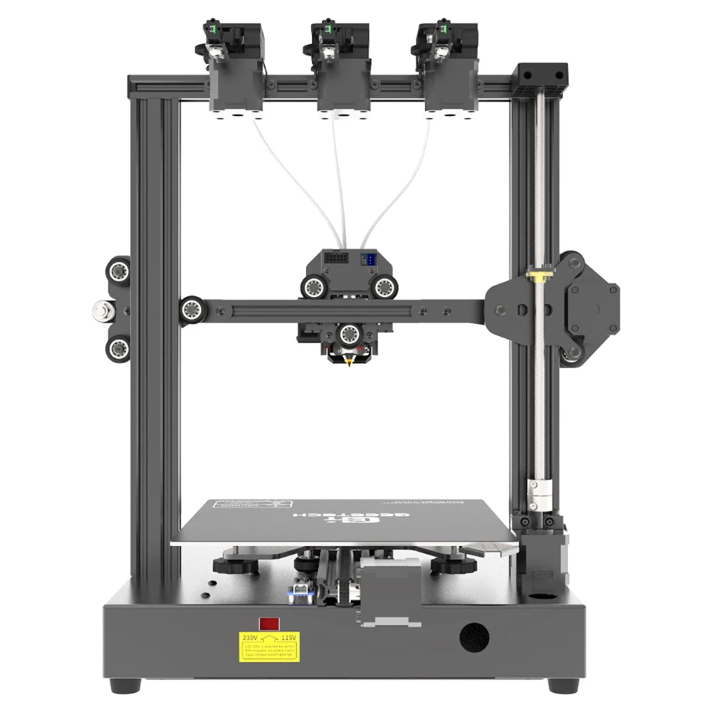 Geeetech 3D Printer A20T 3 in 1 out Mix-color 3D Printe Upgrade GT2560 Motherboard Power Failure Printing  LCD2004 FDM CE