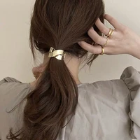 new metal hair scrunchies hair bands ponytail holder rubber band gum for women hair ties hair rope hairband hair accessories