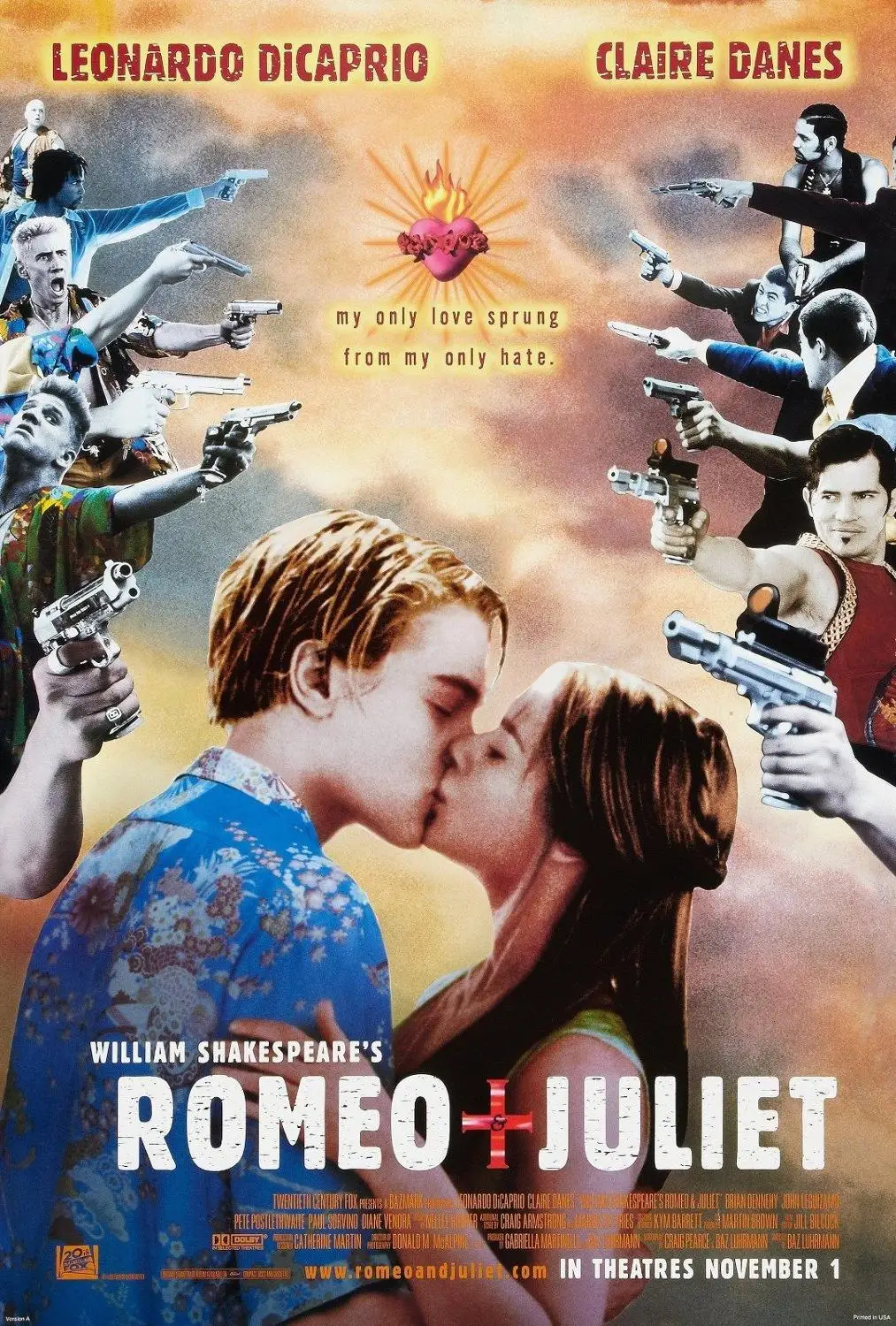 

Lot style Choose ROMEO AND JULIET Movie Art print Silk poster Home Wall Decor