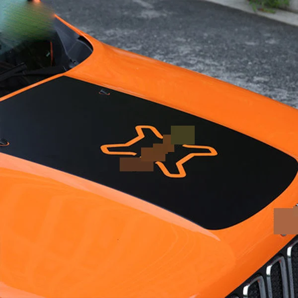 Type D Для Jeep Renegade углеродное волокно цветная автомобильная пленка для капота Наклейка защитная Автомобильная наклейка Аксессуары для укладки - Цвет: Type D