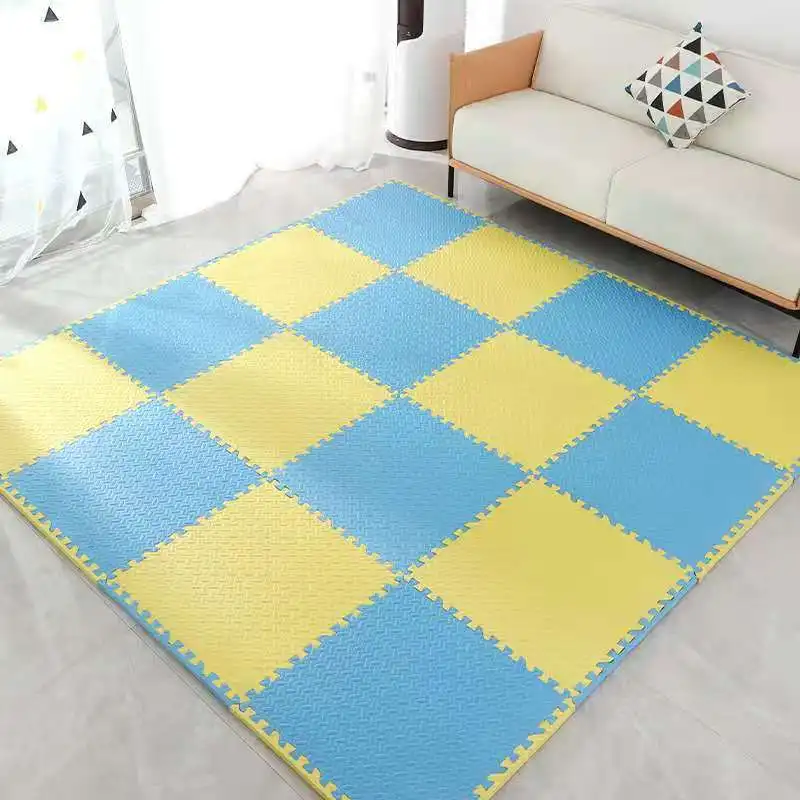 10PCS 30*30*0.8cm Foam Ground Mat Baby Crawling Pad Home Fitness Yoga EVA Gym Floor Plicings Mats Non-Slip Splicing Rugs | Дом и сад