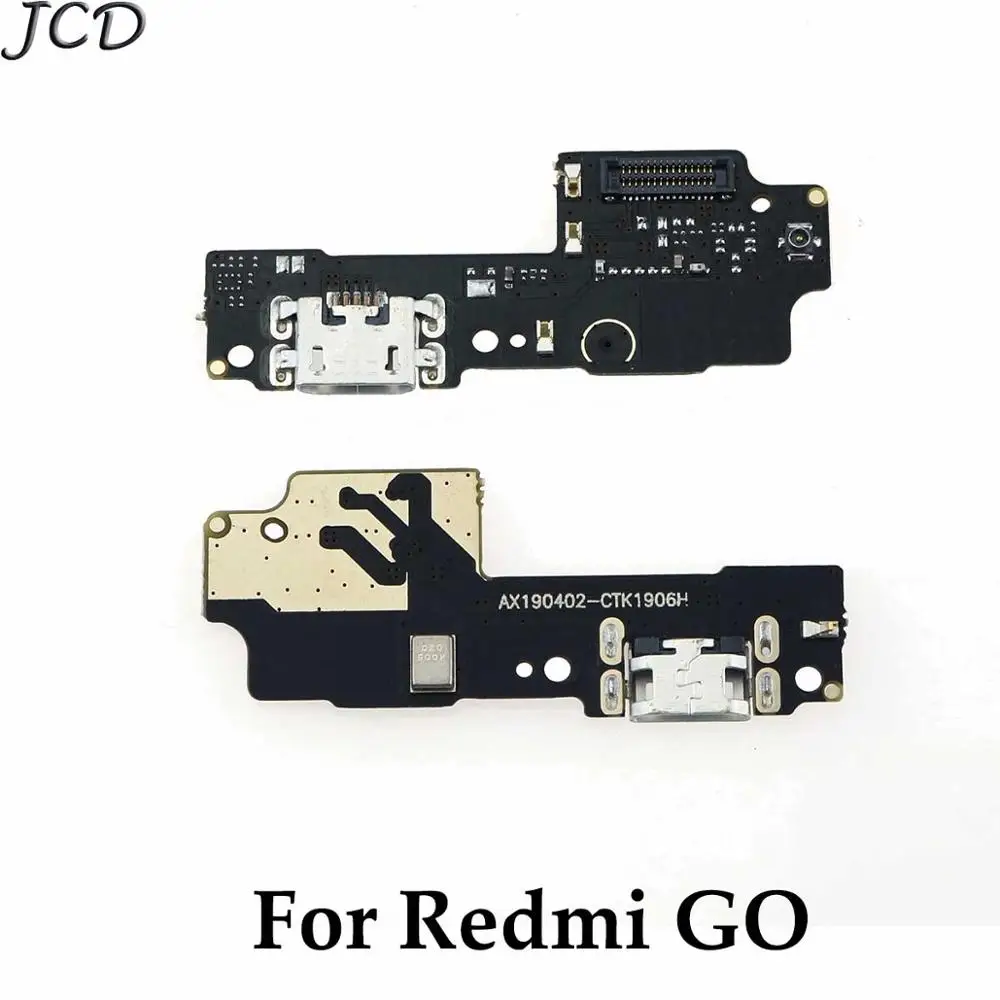 For Redmi GO JCD для Xiaomi Redmi note 4x 5A 5 6plus S2 7 note 5A 7 5 6 iPad Pro микрофонный модуль+ зарядка через usb Нижняя плата Flex кабель Разъем - Цвет: For Redmi GO