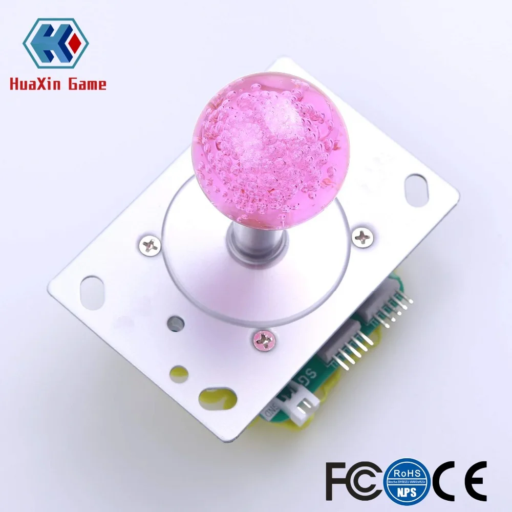 DIY аркадный набор 5 в светодиодный джойстик хромированный кнопочный 1 и 2 игрока