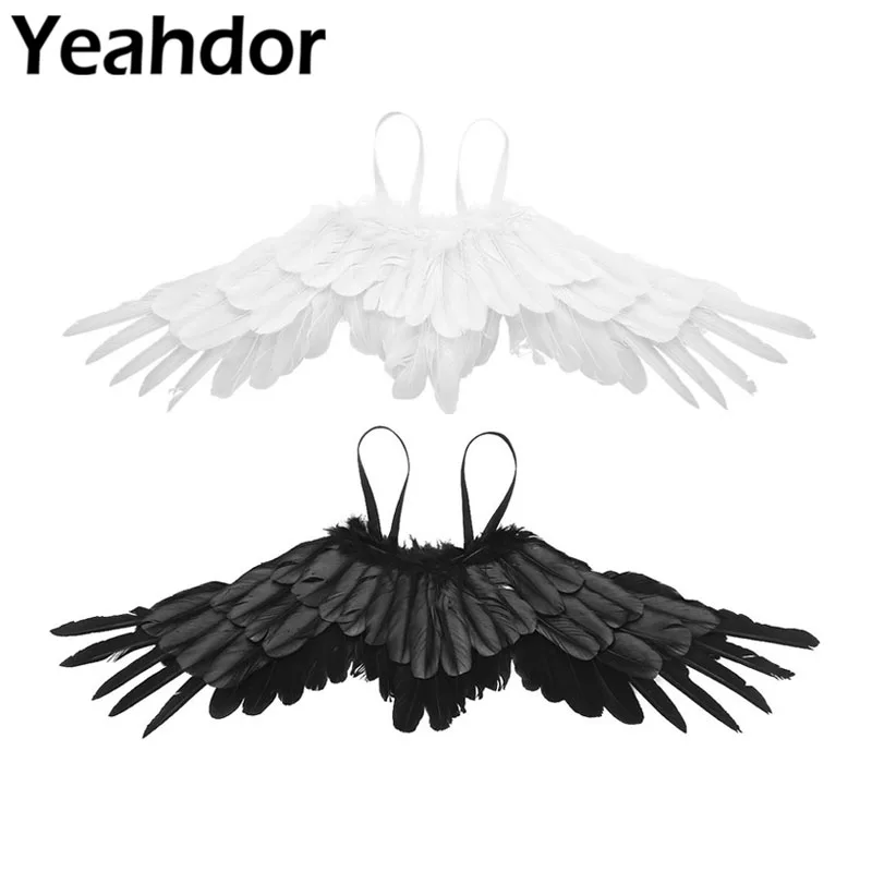 Детские вечерние маскарадные костюмы с крыльями ангела и ласточкой для девочек