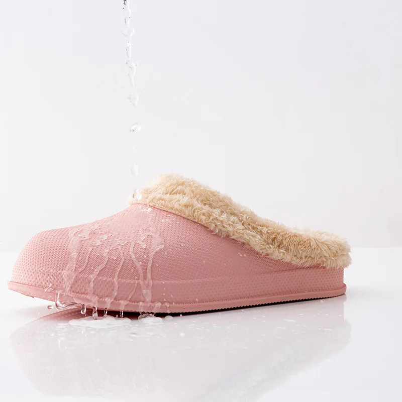 Водонепроницаемые домашние тапочки из ЭВА теплые зимние 47 2021 | Обувь