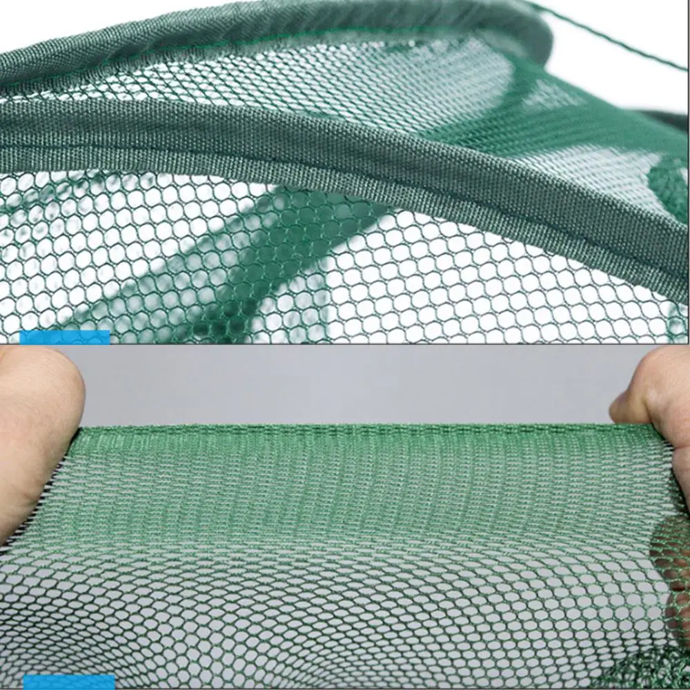 Практичная Складная сетка для рыбалки Dip клетка рыболовная креветка линия раки Зеленый Нейлон Рыболовная