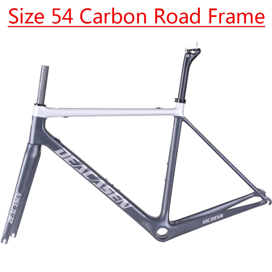 Super Light Full Carbon Road Bike Frame DI2 &amp Machinery Racing Bicycle Frameset Fork BBright 54cm | Спорт и развлечения