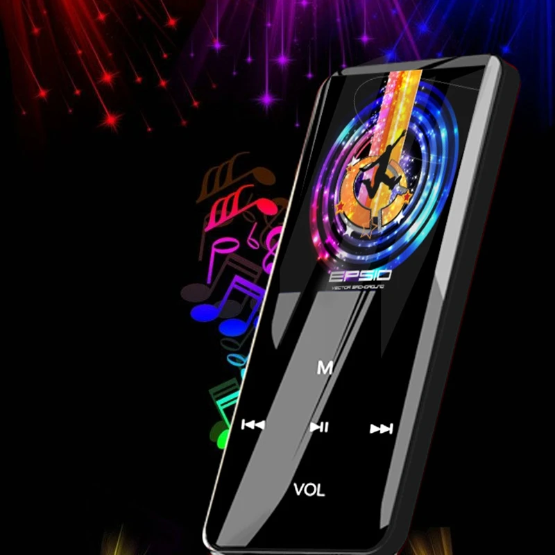 8 ГБ MP3 музыкальный плеер 1 дюймов Sreen HIfi контактный ключ fm радио с динамиком
