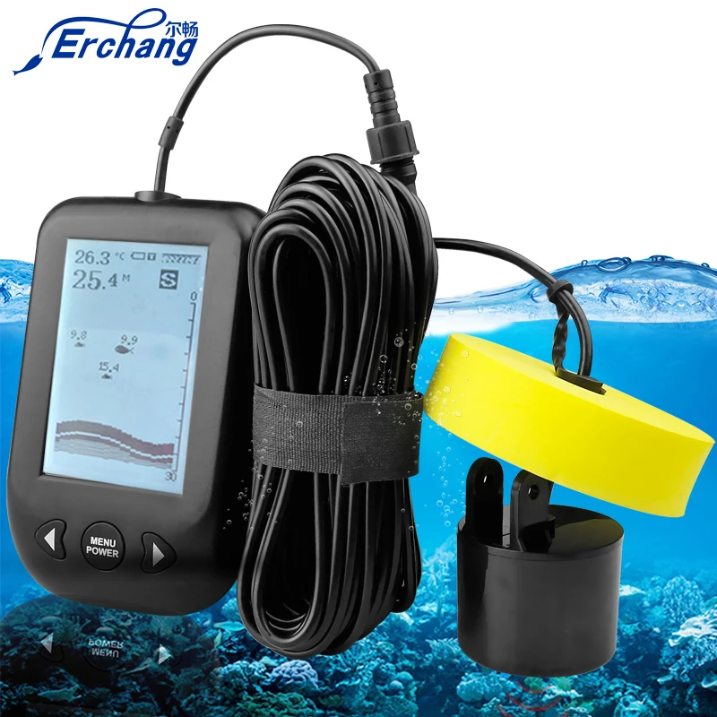 Erchang XF02 Портативный Рыболокаторы подледной рыбалки сонар эхолот сигнализации
