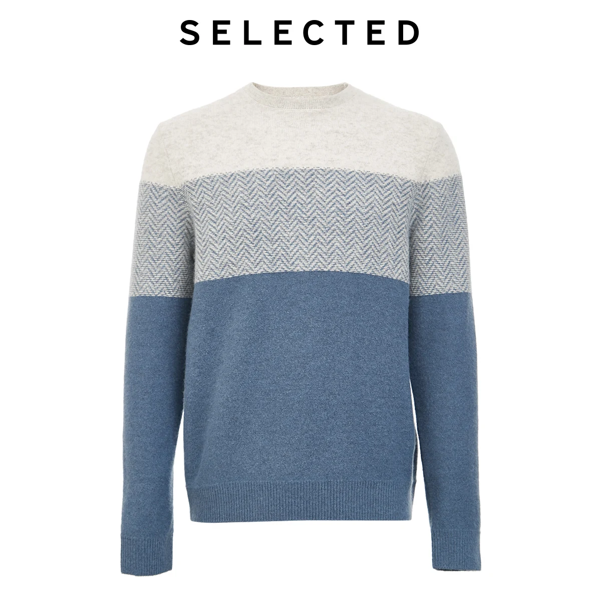 Избранные Новые мужские шерстяные стеганые пуловеры зима новый круглый вырез