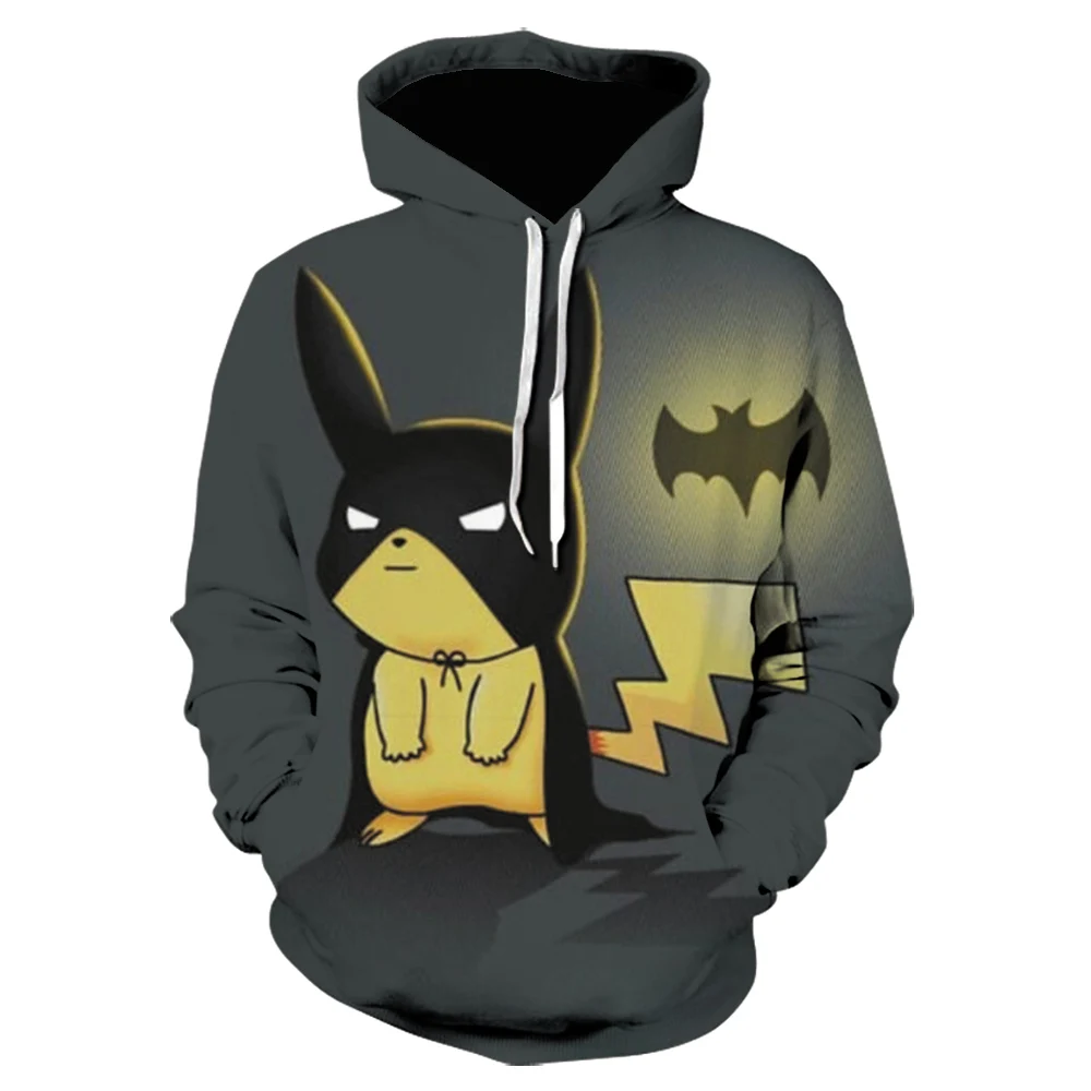 

Spring and Autumn 3D Printing Pokemon Hoodie for Men and Women Children's Fashion Cartoon Anime Sweater Pullover Sweatshirt Top
