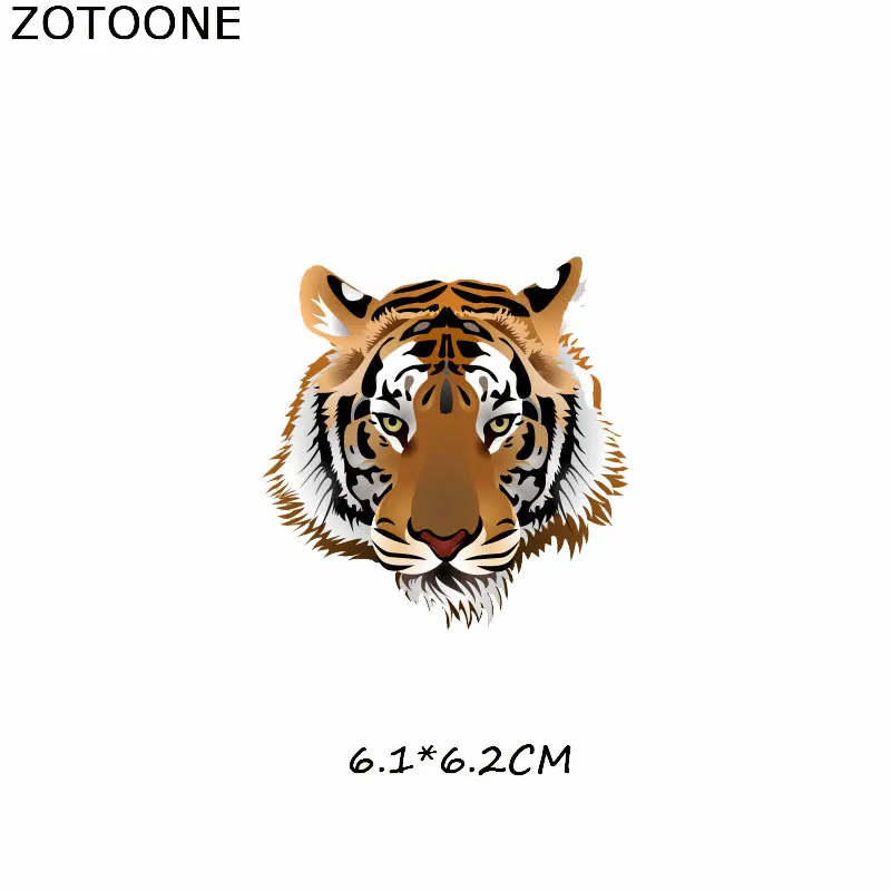 Нашивки ZOTOONE с изображением утки тигра травы для одежды самодельные нашивки