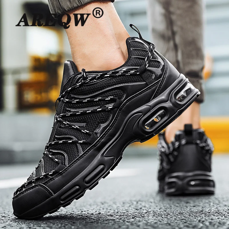 

2021 sports shoes, large size air cushion shock absorption, men's running shoes, trendy casual shoes, low-top sneakers