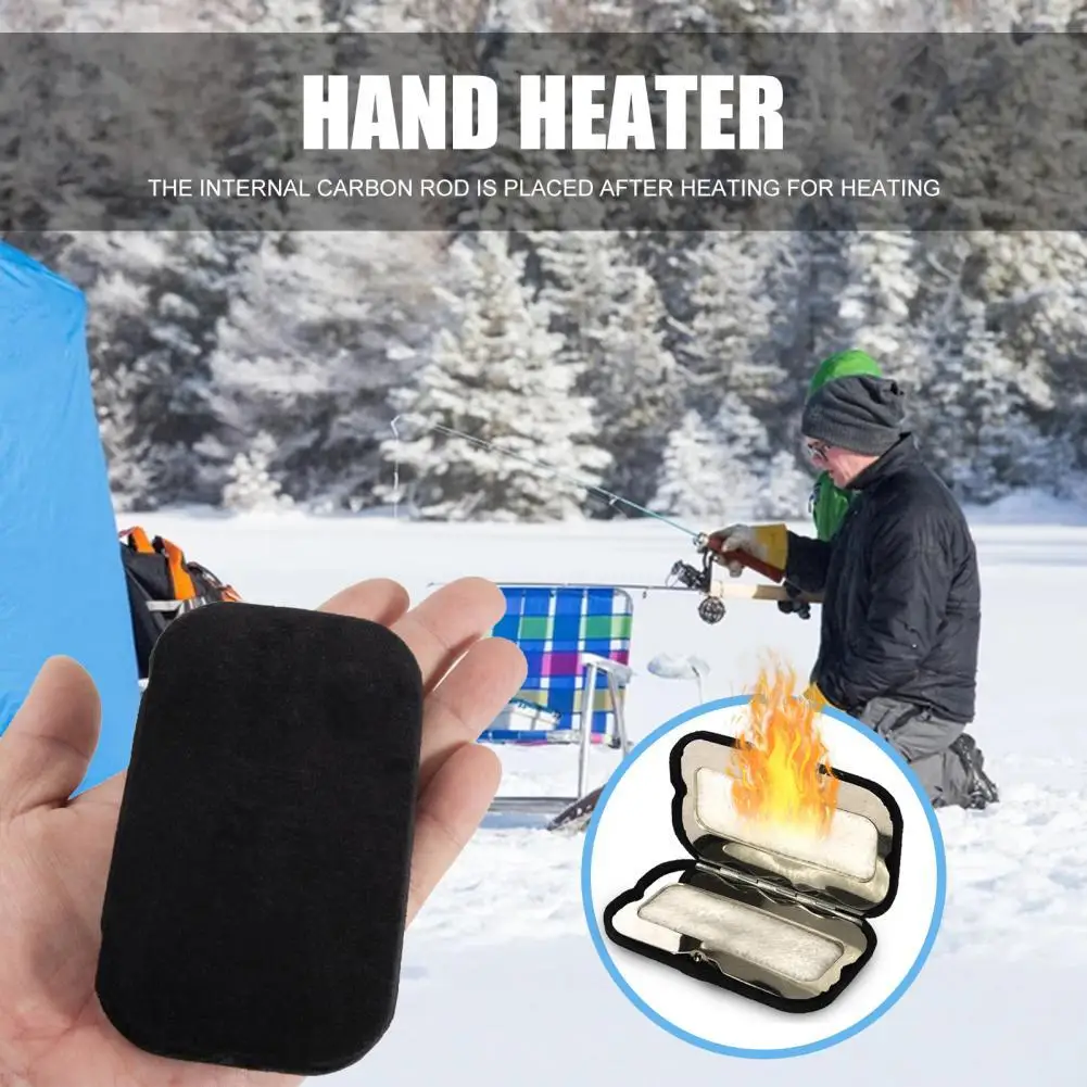 

Refillable Hand Warmer Ultralight High Strength Zinc Alloy Carbon Hand Warmer for Outdoor