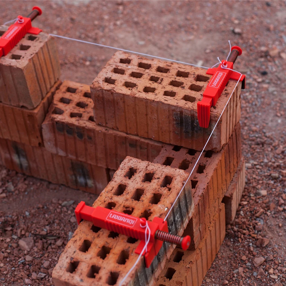 

2-5pc Practical Brick Puller Wire Drawer Bricklaying Building Fixer Construction Brickwork Leveler Ladder Scaffolding Part Tools