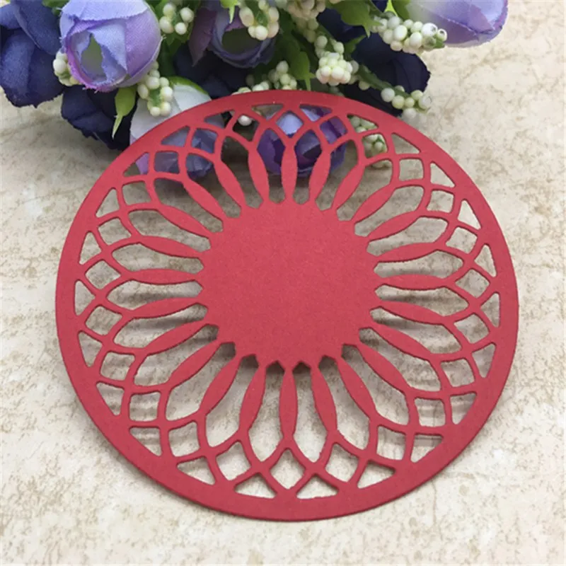 

Album Sunflower frame Metal Cutting Dies For DIY Scrapbooking Album Embossing Paper Cards Decorative Crafts