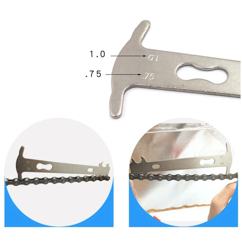 

Bicycle Chain Ruler Measuring Chain Bicycle Repair Tool-chain Caliper Bicycle Repair Tool 1pc 2021 New Hot High Quality