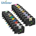 Ярлык, 31 цвет, ярлык, лента 12 мм, совместима с принтером Brother, ярлык с ламинированной лентой, устройство для ярлыков