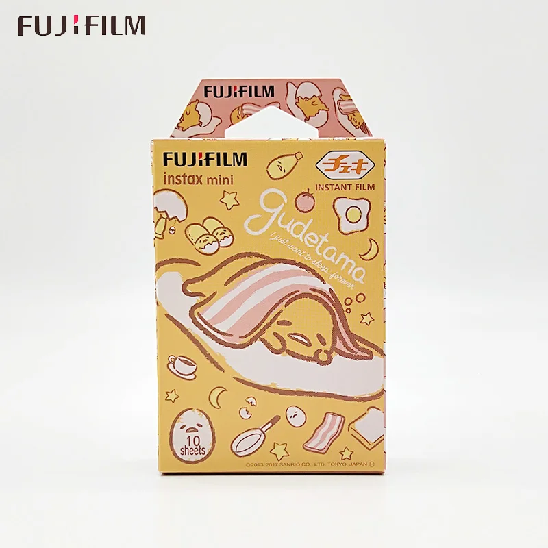 gudetama-1 Пленка Fujifilm Instax Mini 9 10 листов fr FUJI Instant Photo camera Mini 9 7s 25 50s 70 90 SP-1 SP-2, Polariod 300 - Цвет: gudetama-1
