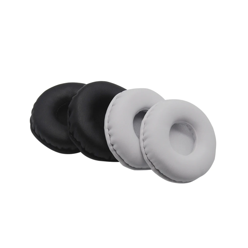 

Gaming Headpset Earphone Pads 50mm Ear Cushions General Round Soft Foam PU White Black Hot Sale