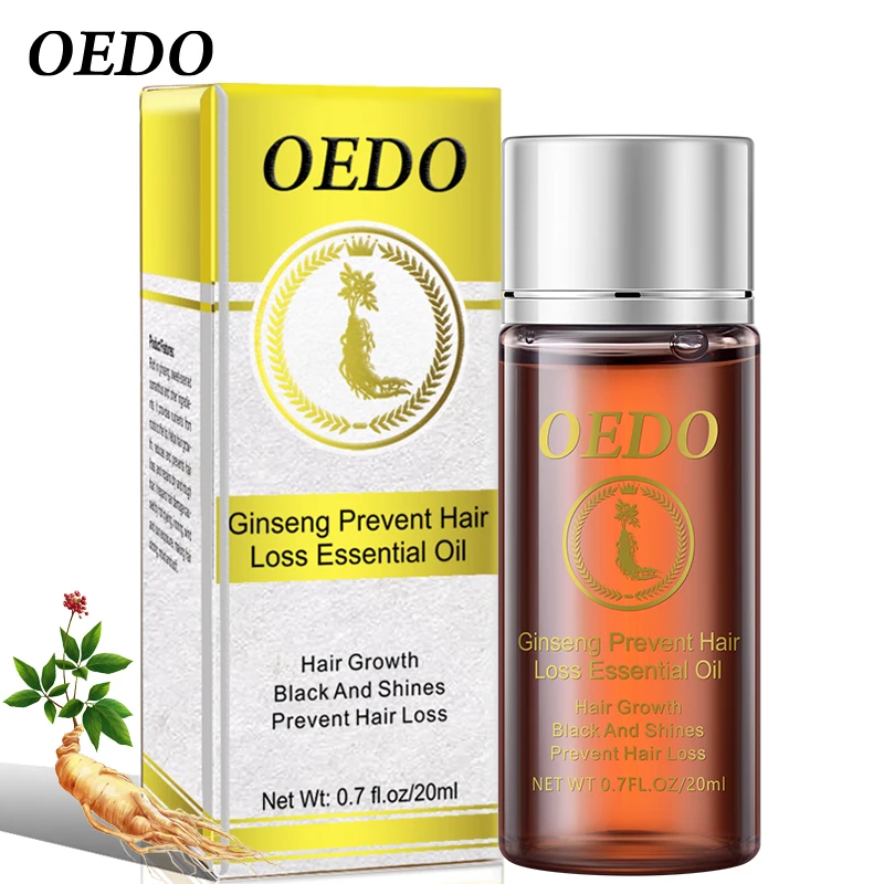 

20ML Ginseng Hair Growth Essence Preventing Hair Loss Liquid Damage Hair Repair Treatment Dense Fast Restoration Hair Growth