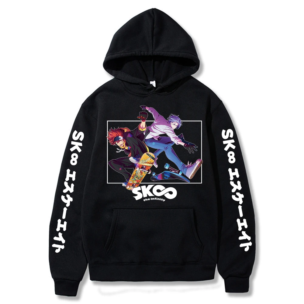 

SK8 The Infinity Japanese Anime Hoodies Streetwear Langa Hasegawa Reki Kyan Sweatshirts Harajuku Males