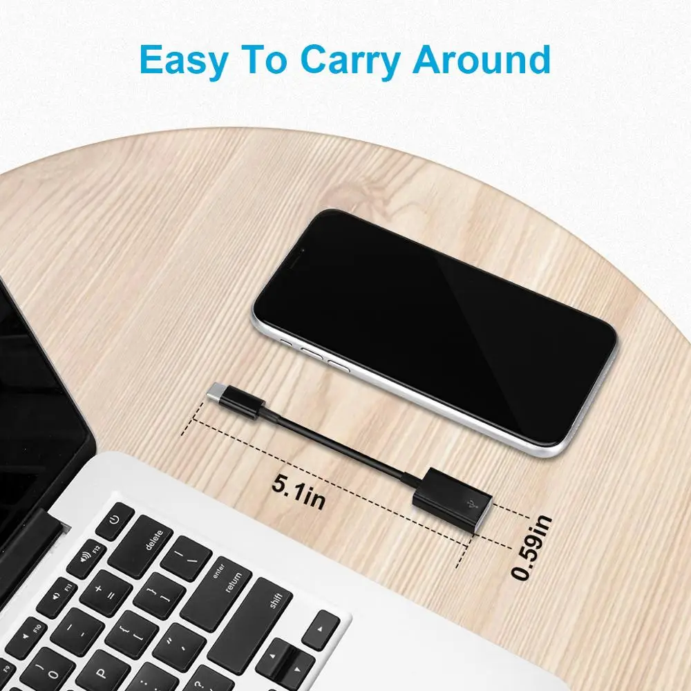 10 см USB C OTG Кабель 2 0 адаптер type c для galaxy s8 s9 | Электроника