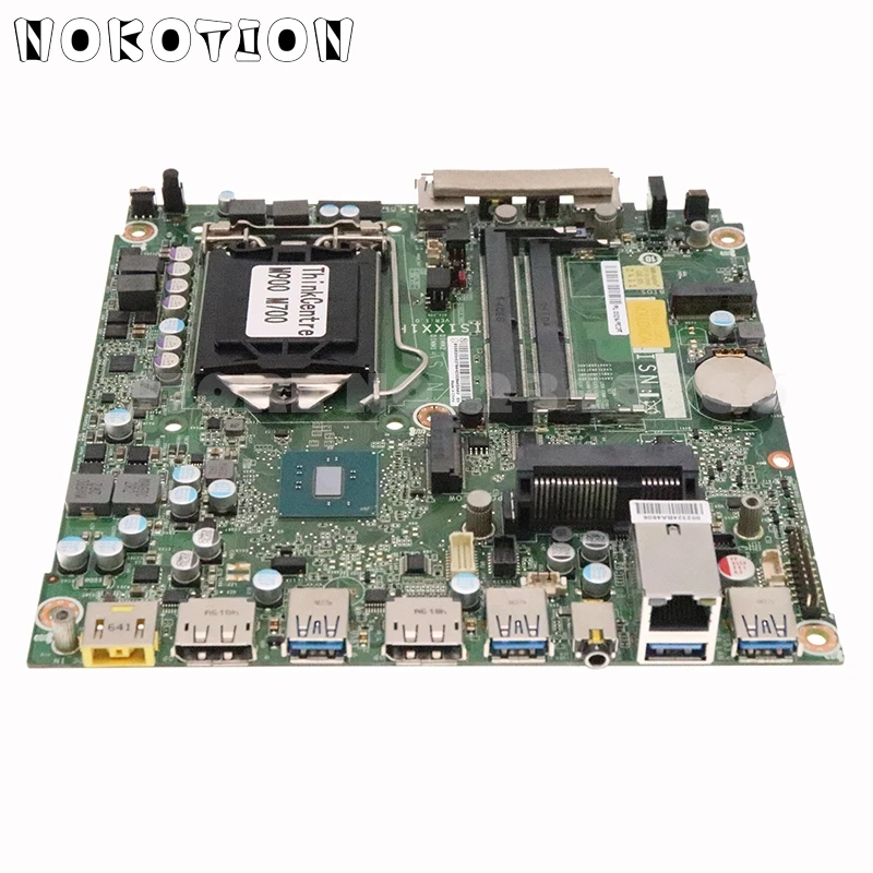 nokotion for lenovo tiny m900 m700 m8600q isixxih motherboard 00xg194 03t7496 mainboard ddr4 full test free global shipping