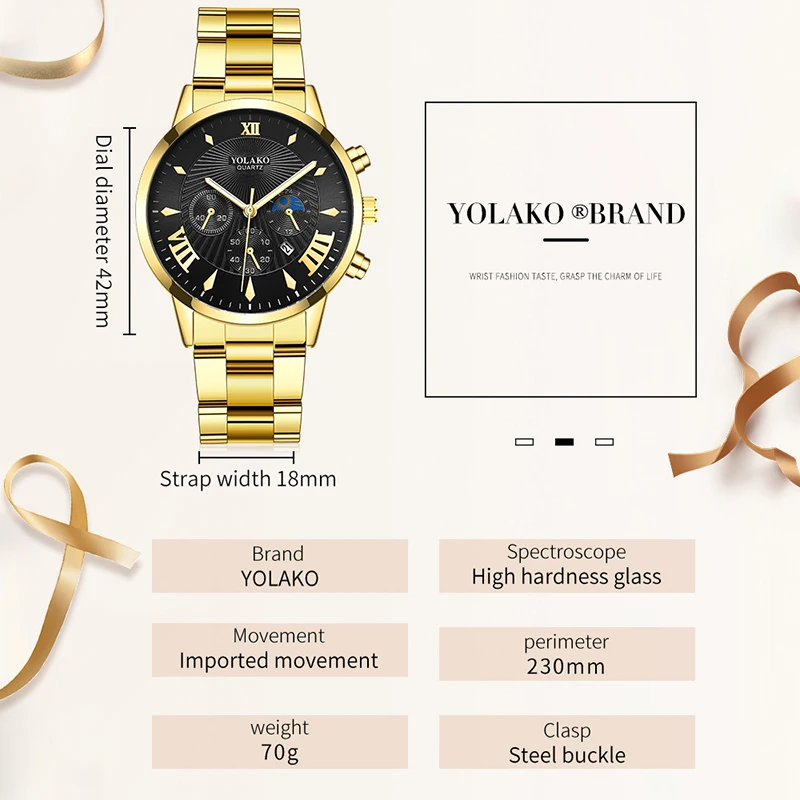 

Fashion Women Elegant Watch High-End Analog Business Stainless Steel Watch High-End Brand Stainless Steel Ladies Quartz Watch