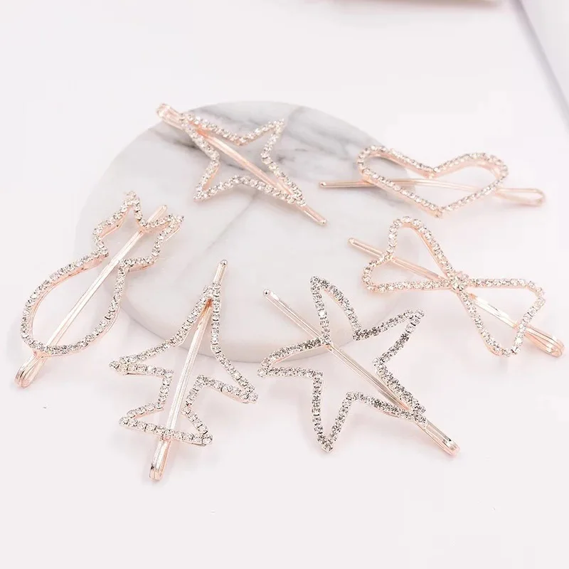 Женские заколки для волос в форме кошки 1 шт. зажим из цинкового сплава