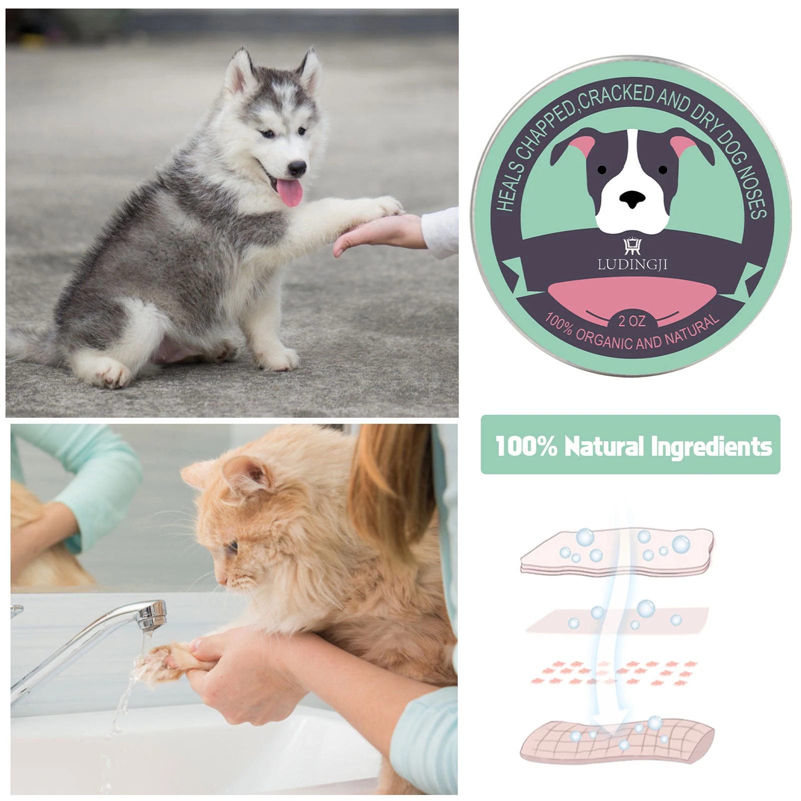 Pet Dog Claw Protection Balm Cat Paw Moisturizing Cream Guard Anti Dry And Frostbite Ointment Foot Care Ointmen |