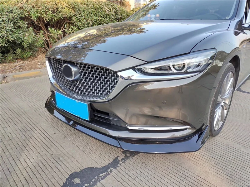 3 шт. спойлер на передний бампер для Mazda 6 Atenza 2019 2020 накладка из углеродного волокна