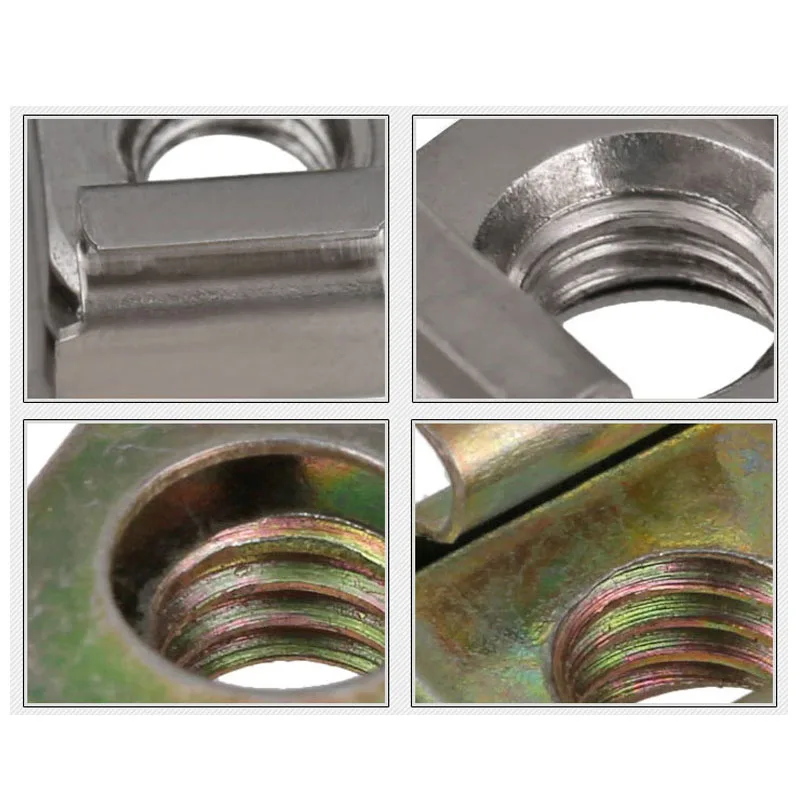 Квартитульная плавающая гайка из нержавеющей стали кассета эластичный корпус