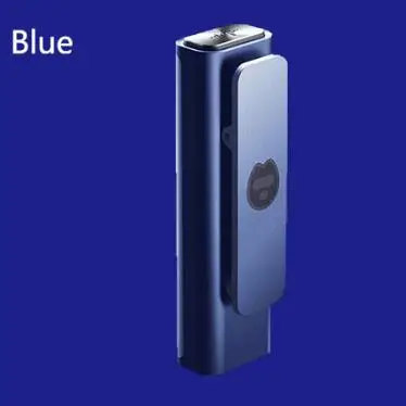 Blue Xiaomi Sogou C1, умная ручка для записи AI, переводчик, 360 градусов, HD запись, интеллектуальное шумоподавление, задняя клипса, запись для совещаний - Цвет: Blue