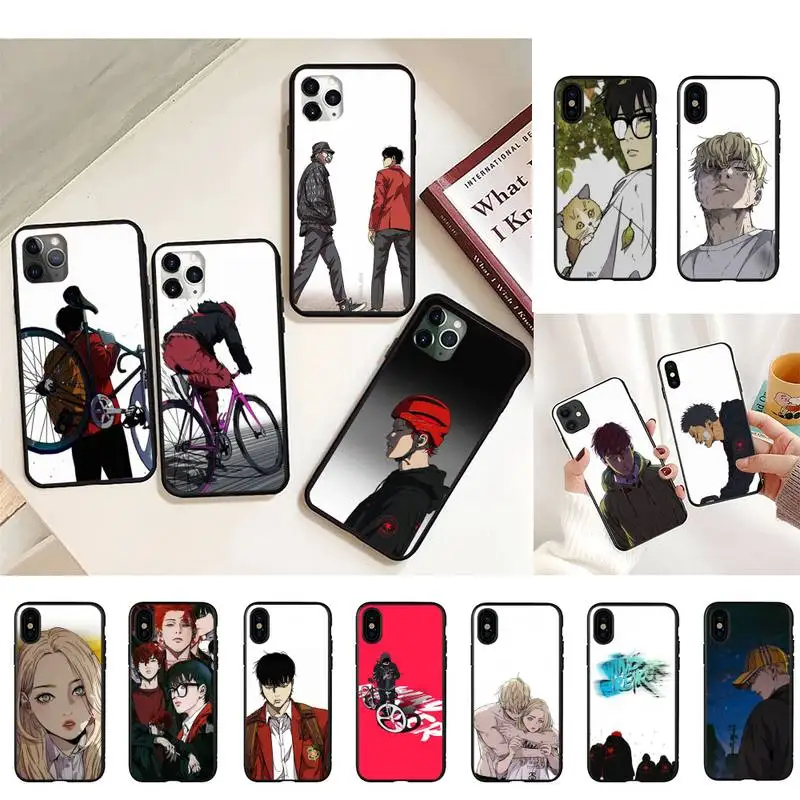 

wind breaker webtoon Phone Case For iPhone 8 7 6 6S Plus 5 5S SE 2020 12pro max XR X XS MAX 11 Fundas Coque Funda Shell