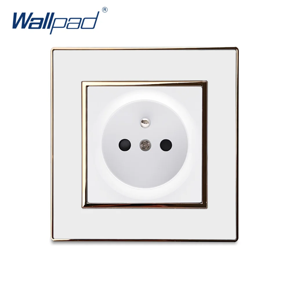 Розетка электрическая Schuko Wallpad 2 контакта 16 А 110 250 В|french wall socket|eu socketeu ac |