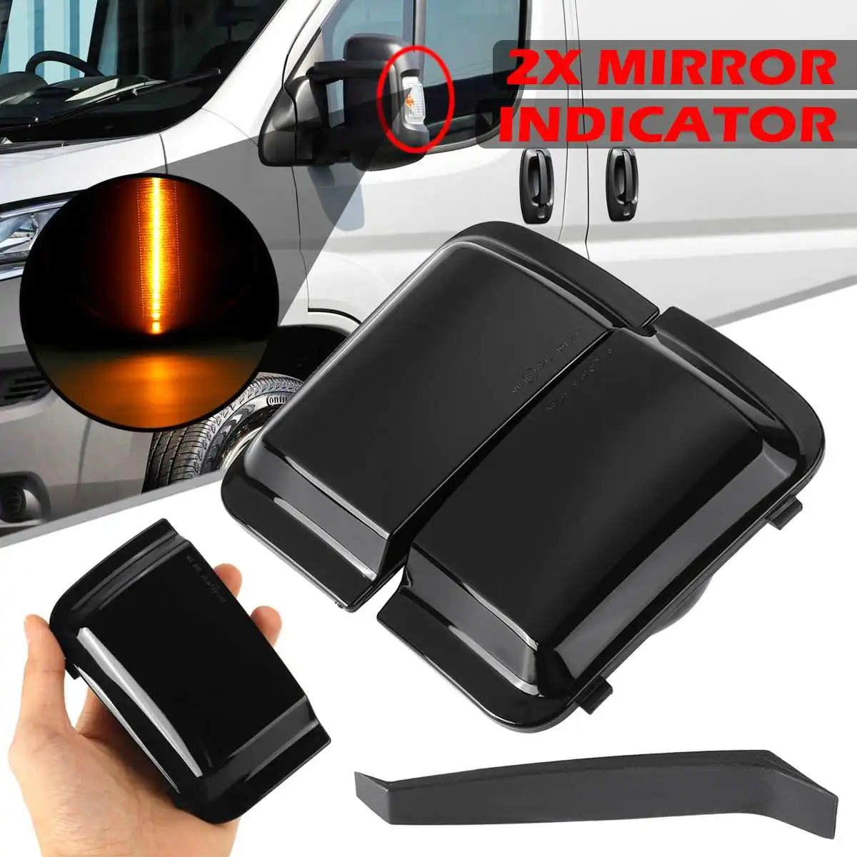 2 шт. боковые лампы для зеркала заднего вида | Автомобили и мотоциклы