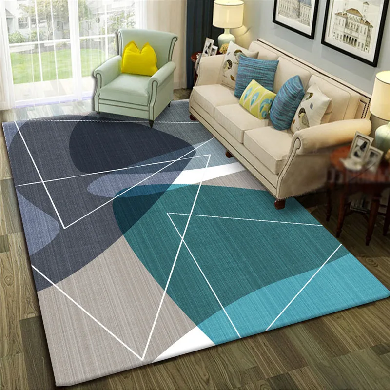 Противоскользящий ковер с геометрическим рисунком декоративные коврики для