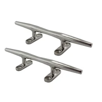 2pcs stainless steel 316 dock mooring cleat 4 inch to 12 inch marine hardware boat dock cleats for sale