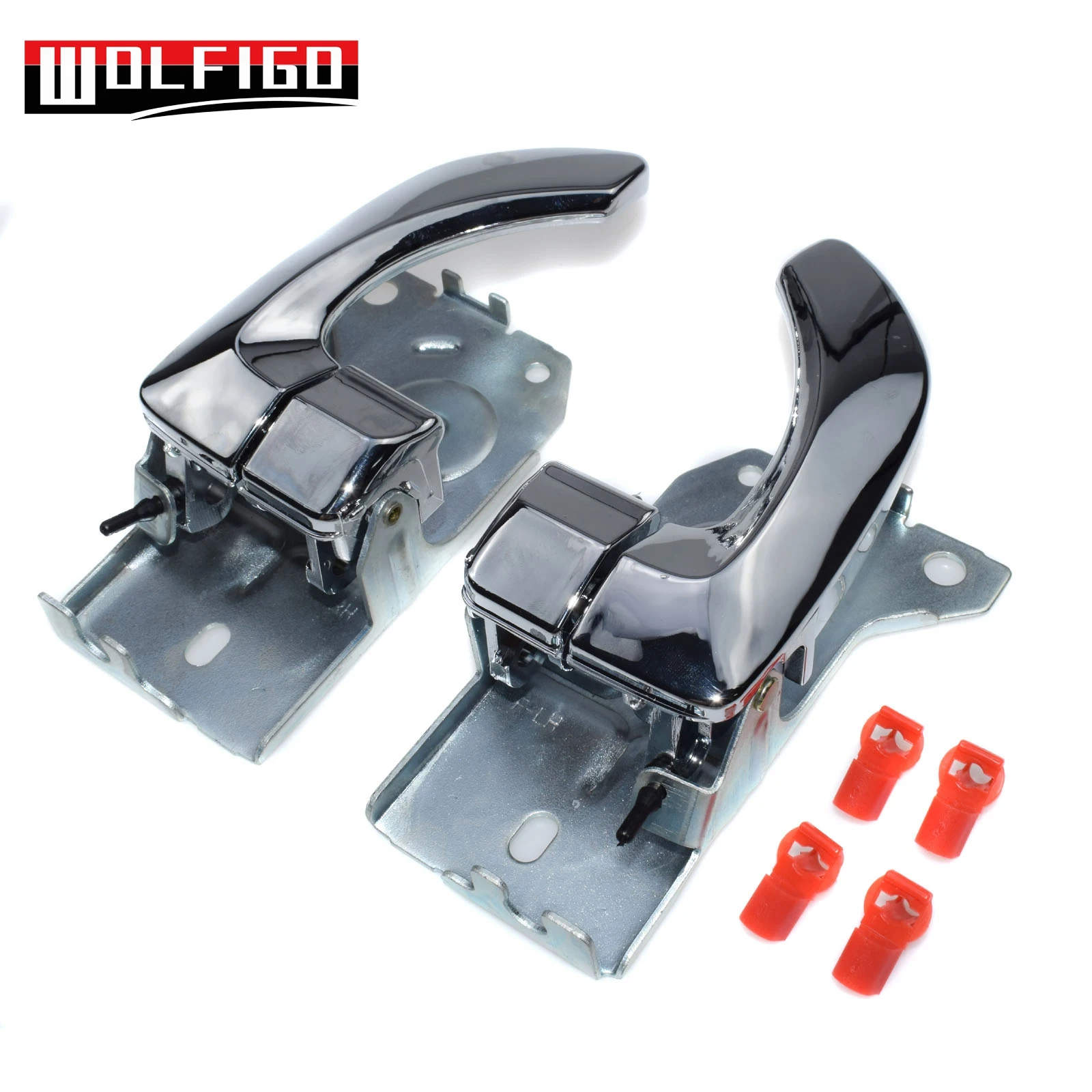Ручка двери WOLFIGO для Kia 2003 2009 передняя задняя левая правая хромированная Sorento