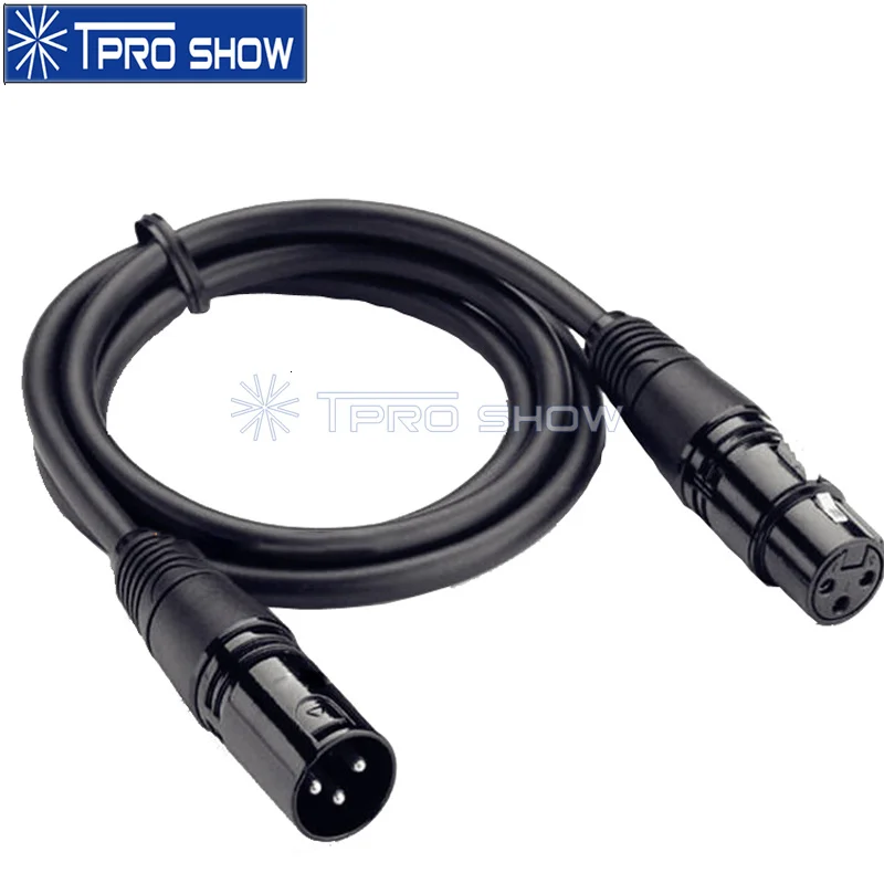 Кабель XLR Dmx 512 с 3-контактным разъемом 1 м | Освещение