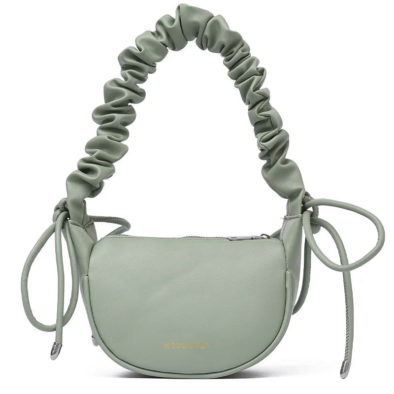 

Fashion Small Shoulder Underarm Bags for Women Saddle Bag 2021 New High-quality PU Leather Handbags Ladies Luxury Brand Tote Bag