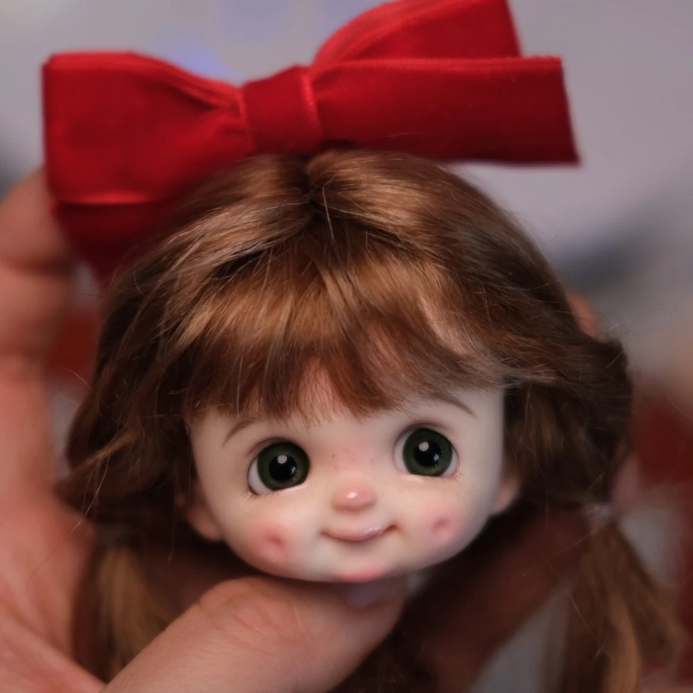 Голова куклы obitsu OB11 BJD 11 см голова с макияжем для 1/8 005|Куклы| |