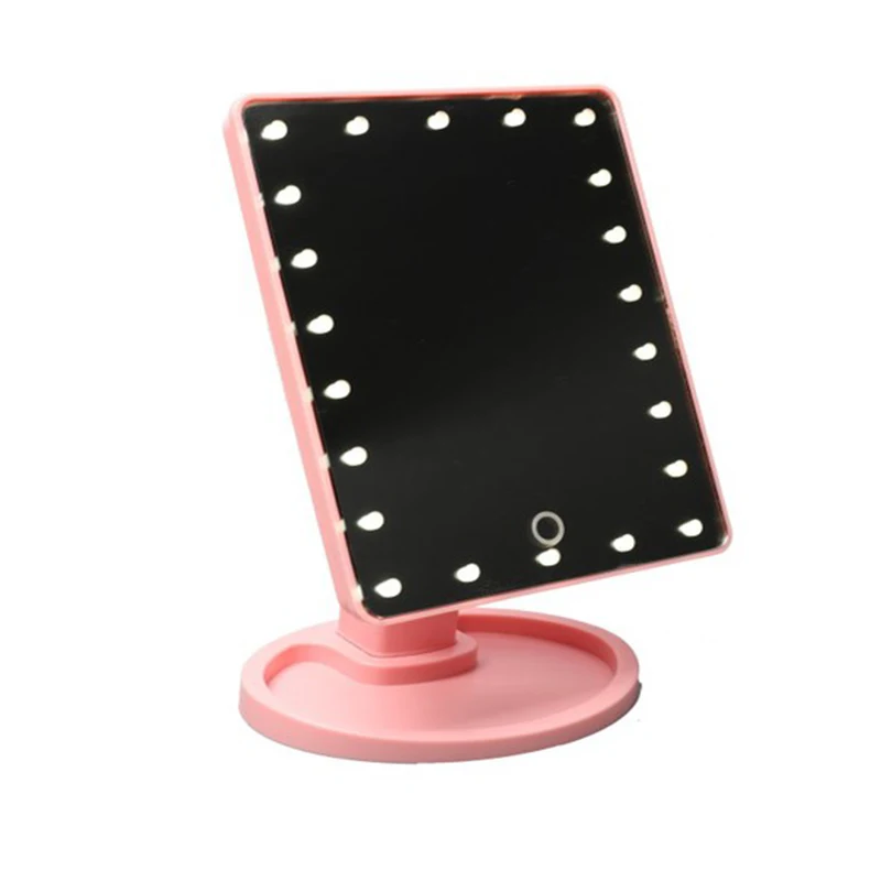 22x 17cm 22led OSHIONER Диммируемый светодиодный зеркало для макияжа 16/22 Светильник лампы освещенный туалетный столик косметическое зеркало с 10x лупой - Цвет: 22x 17cm 22led